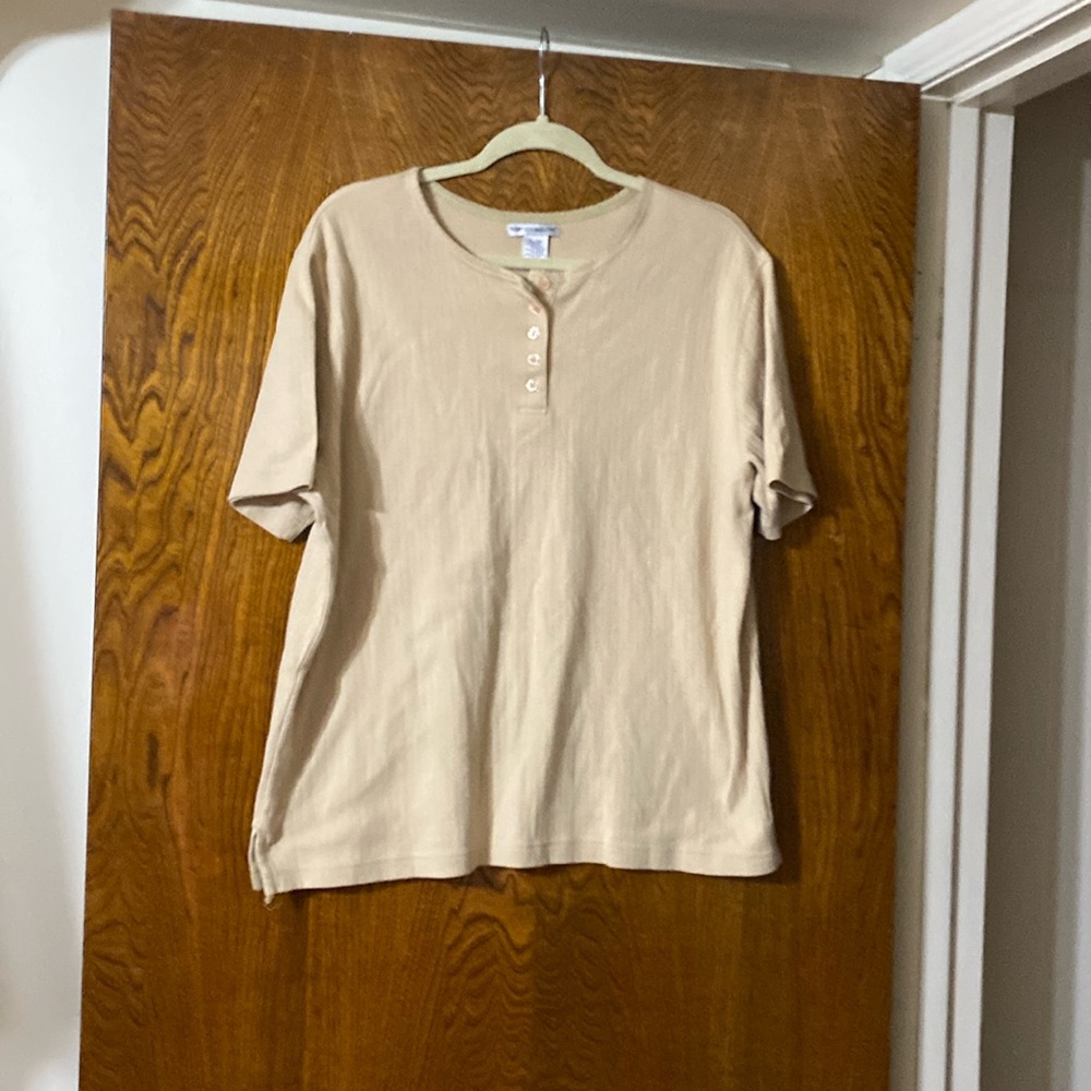Rebecca Malone / tan top / Size XL